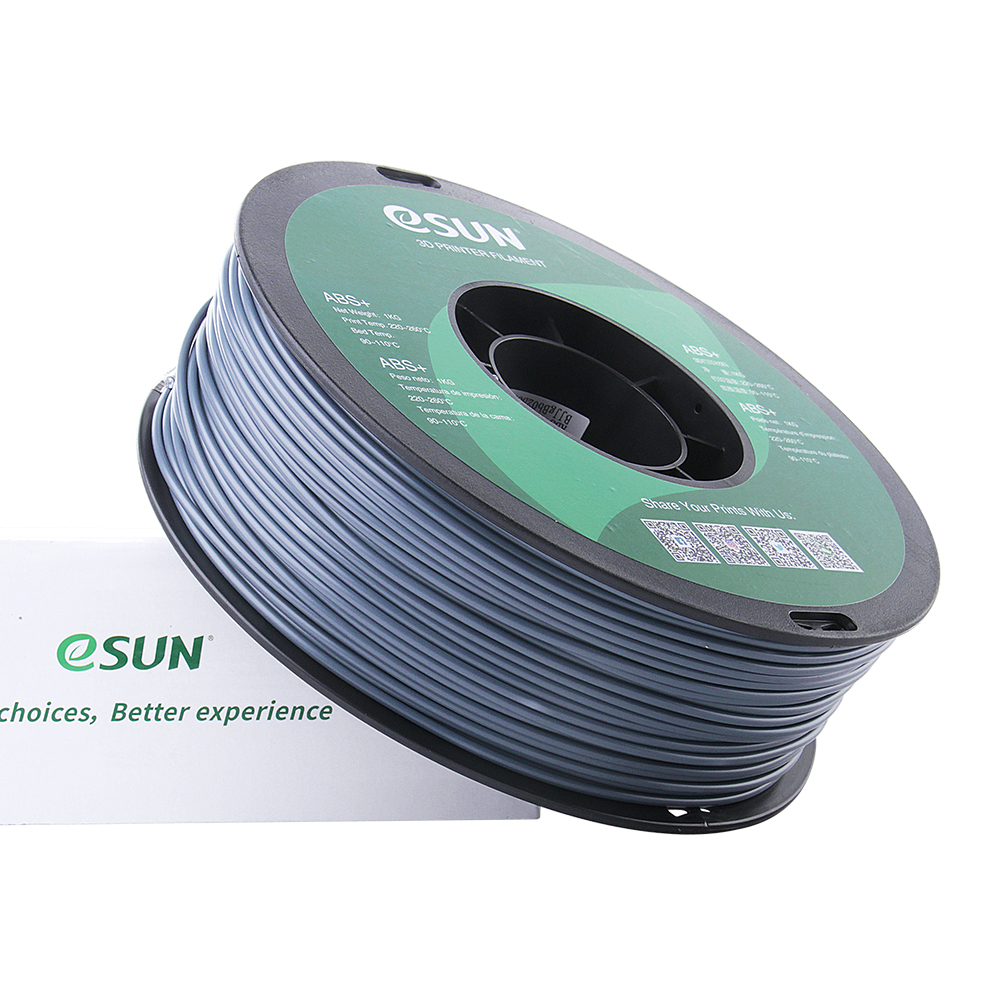 eSun ABS+ Filament (2.85mm, 1Kg) - Grå - 3