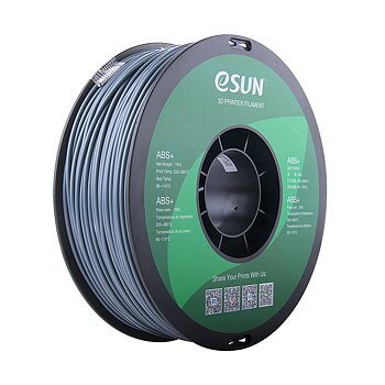 eSun ABS+ Filament (2.85mm, 1Kg) - Grå
