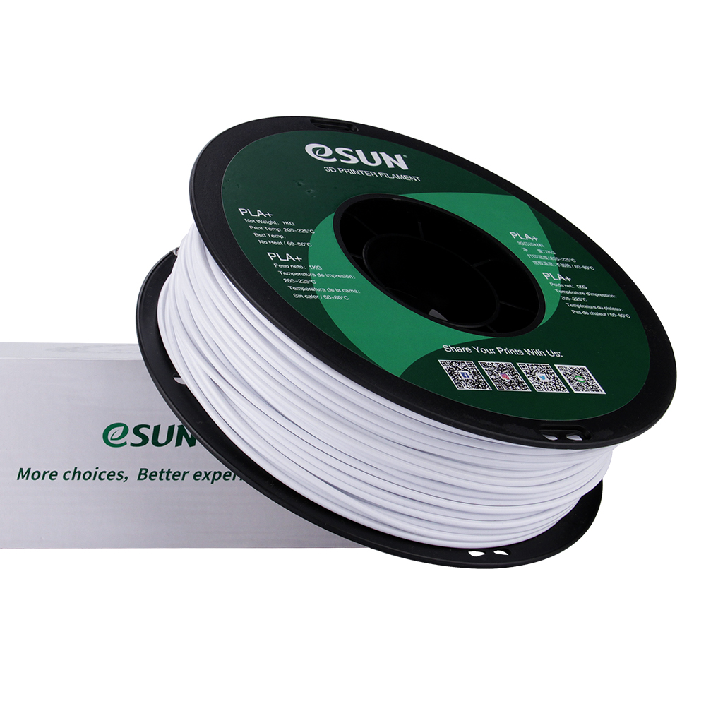 eSun PLA+ Filament (2.85mm, 1Kg) - Kallvit - 3
