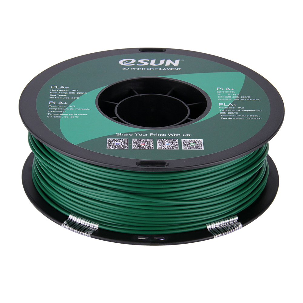 eSun PLA+ Filament (2.85mm, 1Kg) - Pine Green - 2