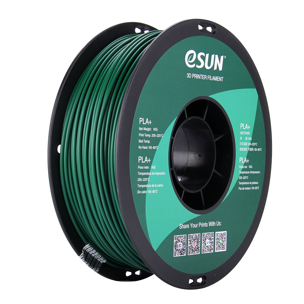 eSun PLA+ Filament (2.85mm, 1Kg) - Pine Green