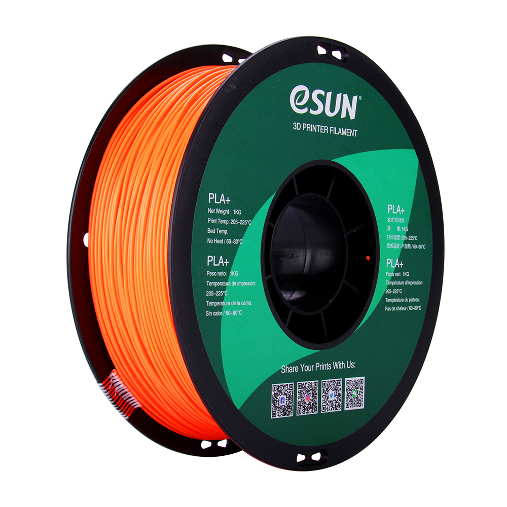eSun PLA+ Filament (1.75mm, 1Kg) - Orange