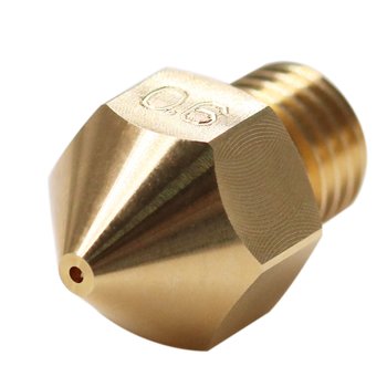 Munstycke av mässing för CR10S PRO — 0.6mm — 1 st