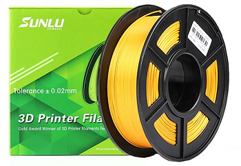 Sunlu - PLA (1.75mm, 1 Kg) - Guld - Silke
