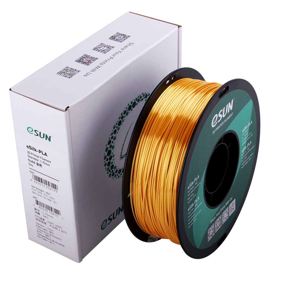 eSun eSILK Filament (1.75mm, 1Kg) - Koppar - 2