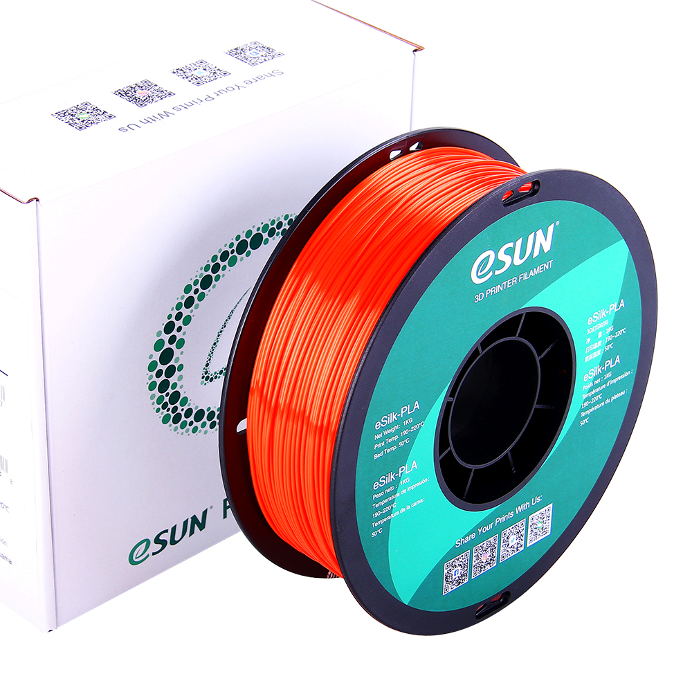 eSun eSILK Filament (1.75mm, 1Kg) - Jacinth - 2