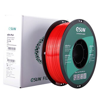 eSun eSILK Filament (1.75mm, 1Kg) - Röd