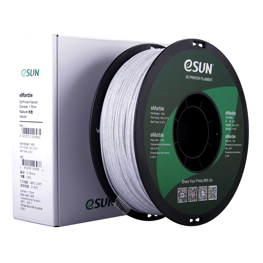 eSun eMarble Filament (1.75mm, 1Kg) - Marble