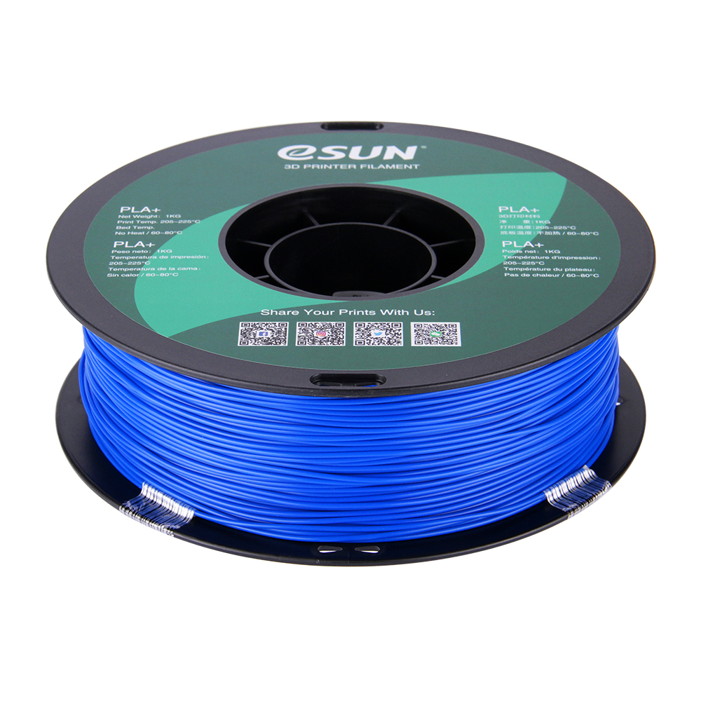 eSun PLA+ Filament (1.75mm, 1Kg) - Blå - 2