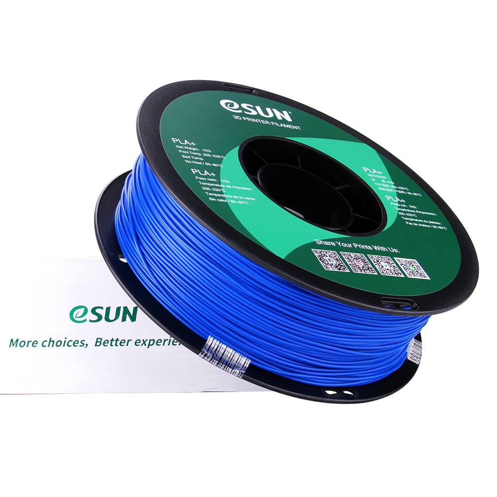 eSun PLA+ Filament (1.75mm, 1Kg) - Blå - 3