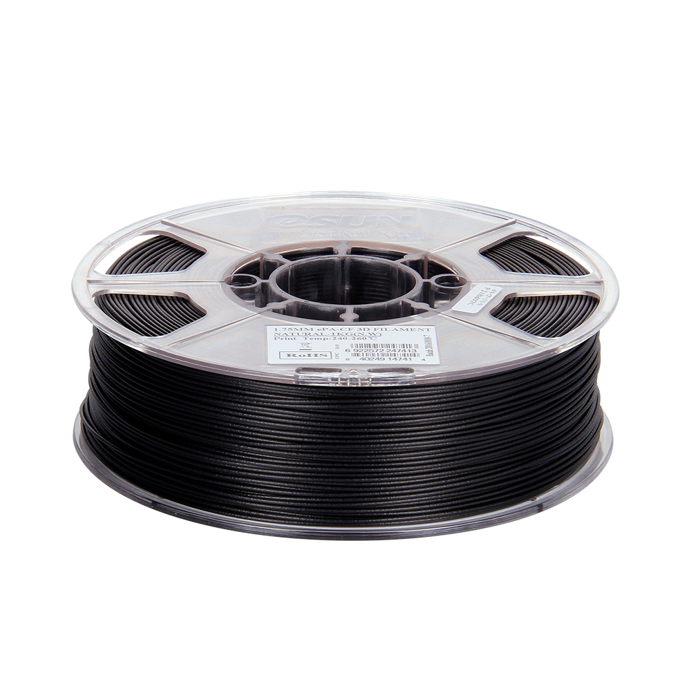 eSun ePA-12 CF (Kolfiber) Filament (1.75mm, 1Kg) - Natural (Svart) - 2