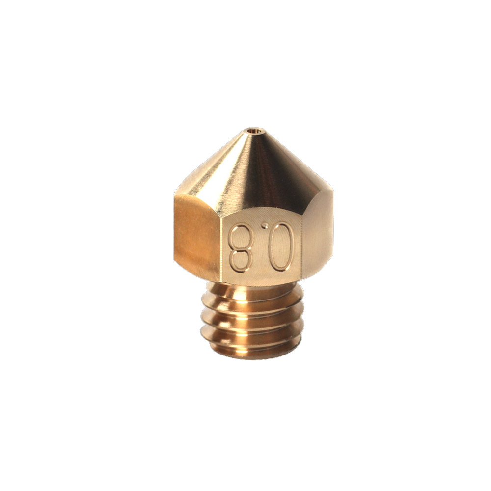 MK8 munstycke av mässing — 0.6mm — 1 st