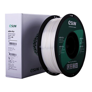 eSun eSILK Filament (1.75mm, 1Kg) - Vit