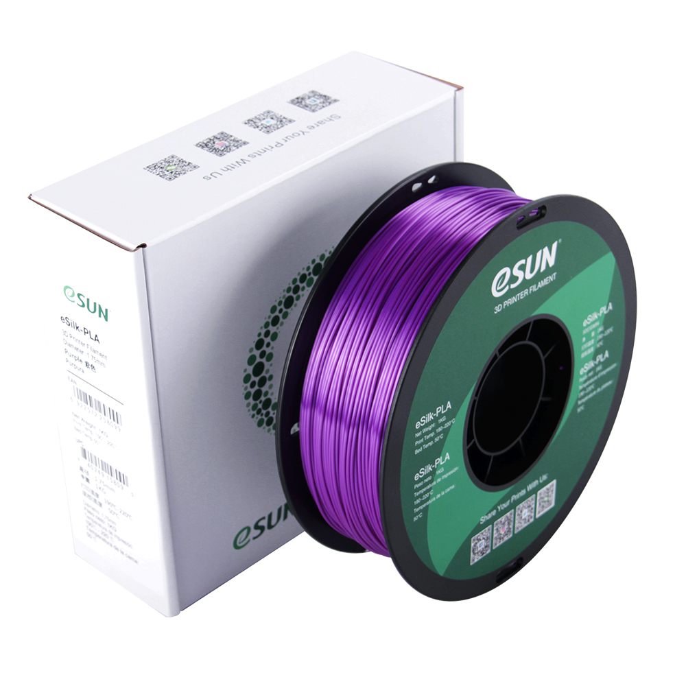 eSun eSILK Filament (1.75mm, 1Kg) - Lila - 2