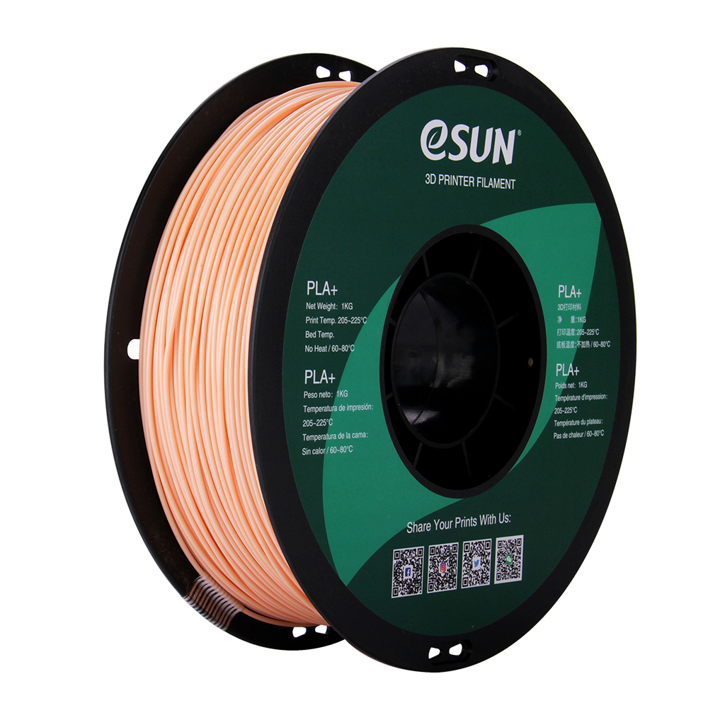 eSun PLA+ Filament (1.75mm, 1Kg) - Hudfärg