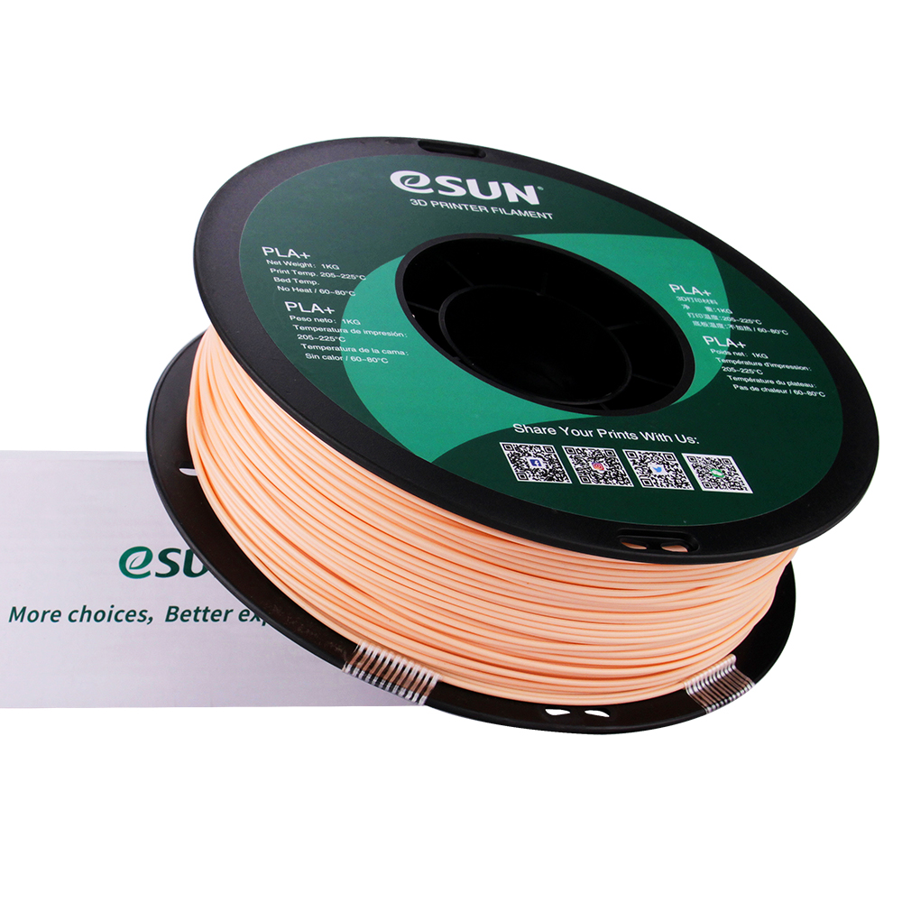 eSun PLA+ Filament (1.75mm, 1Kg) - Hudfärg - 3
