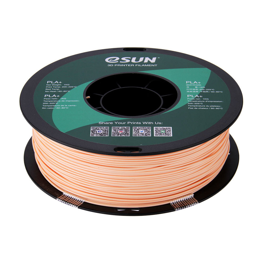 eSun PLA+ Filament (1.75mm, 1Kg) - Hudfärg - 2