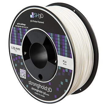 StrongHold PLA filament (1.75mm, 1Kg) - Vit