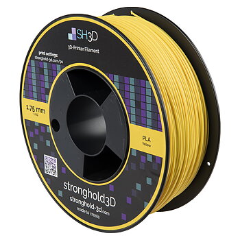 StrongHold PLA filament (1.75mm, 1Kg) - Gul