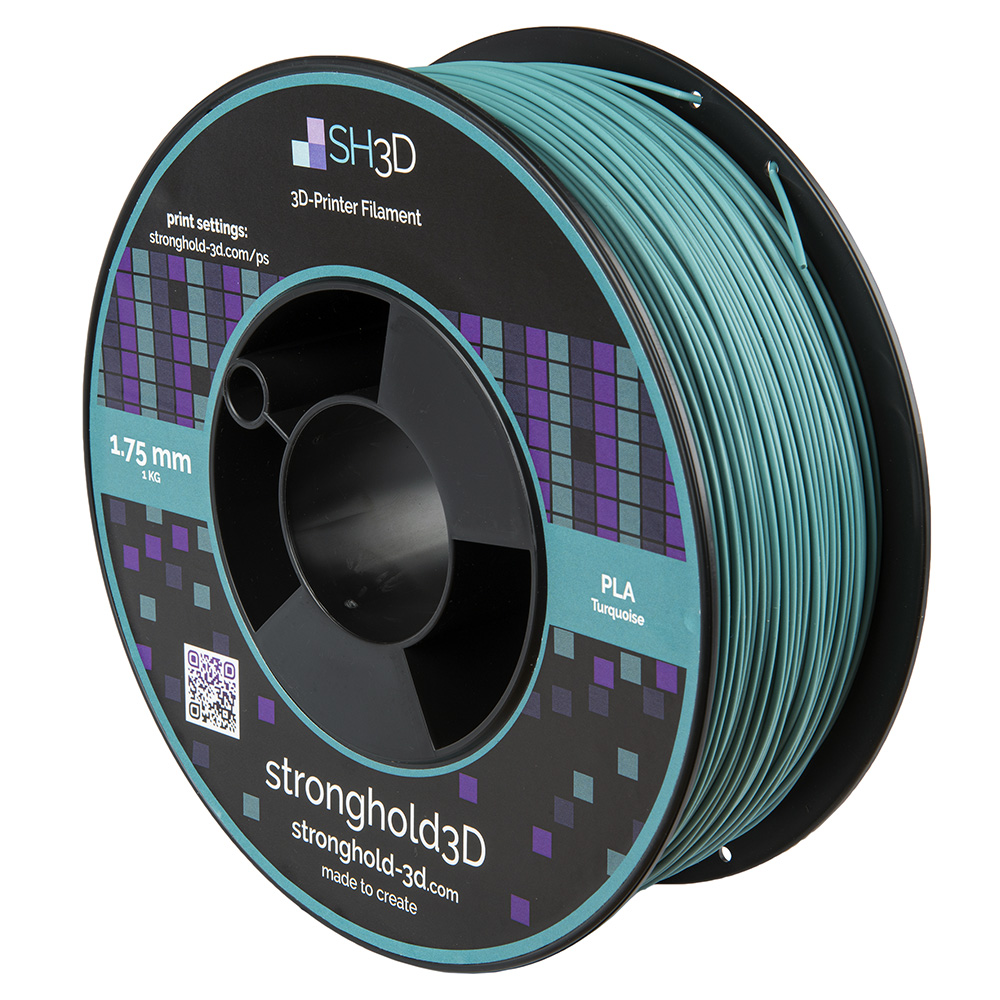 StrongHold PLA filament (1.75mm, 1Kg) - Turkos