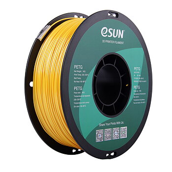 eSun PETG Filament (1.75mm, 1Kg) - Solid Guld