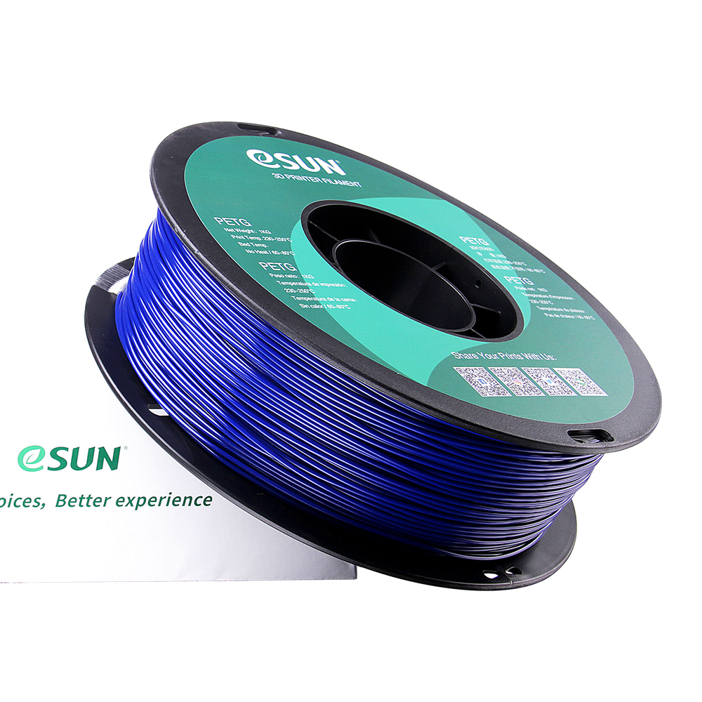 eSun PETG Filament (1.75mm, 1Kg) - Solid Blå - 3