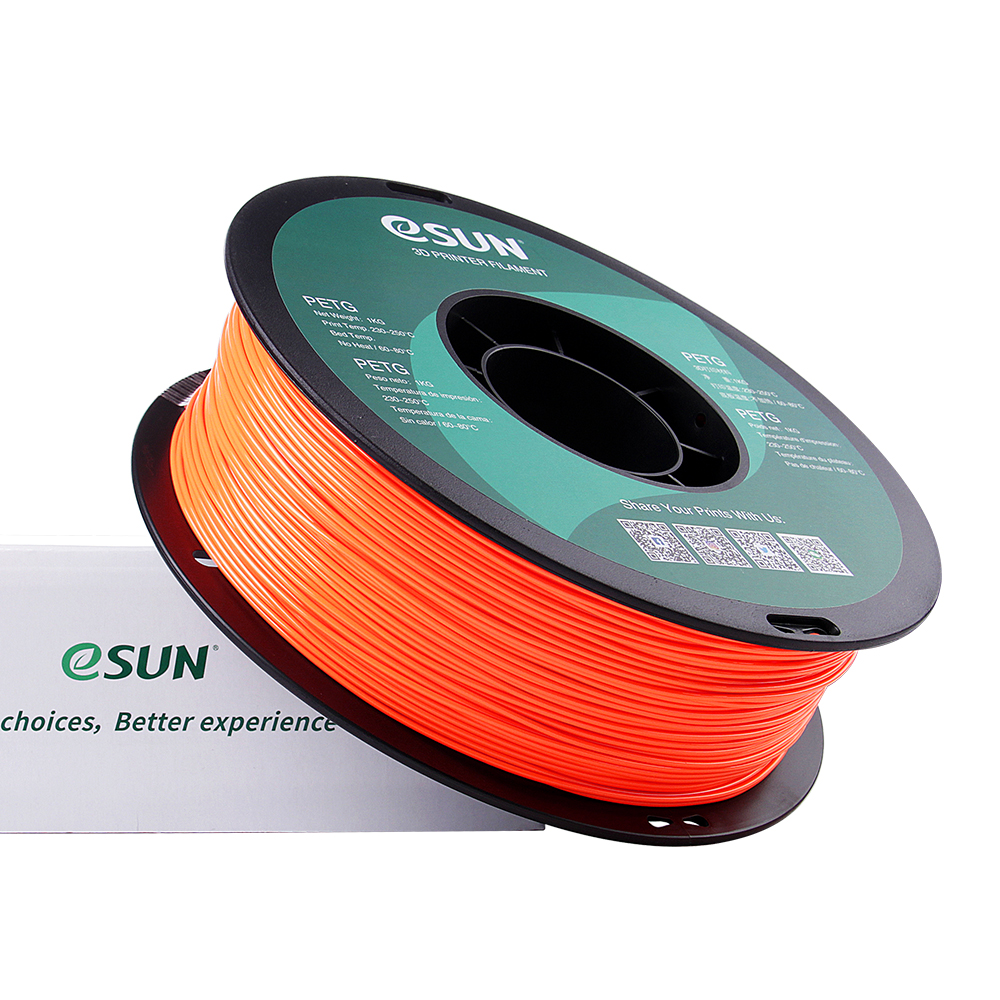 eSun PETG Filament (1.75mm, 1Kg) - Solid Orange - 3
