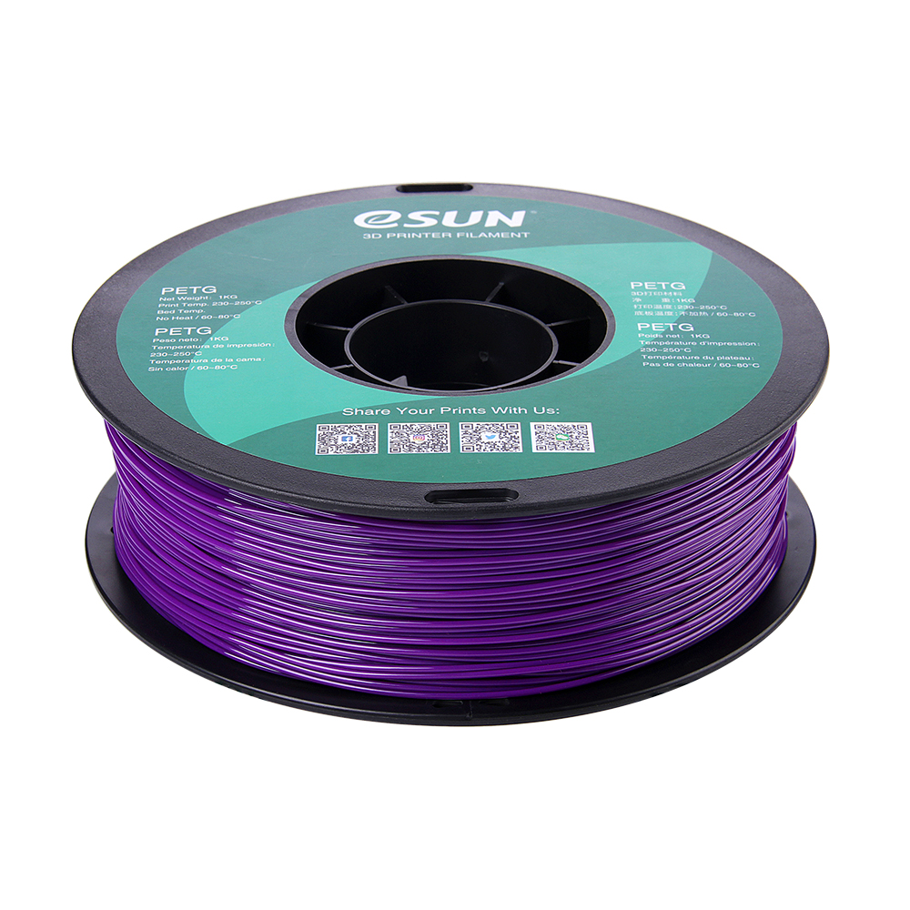eSun PETG Filament (1.75mm, 1Kg) - Solid Lila - 2