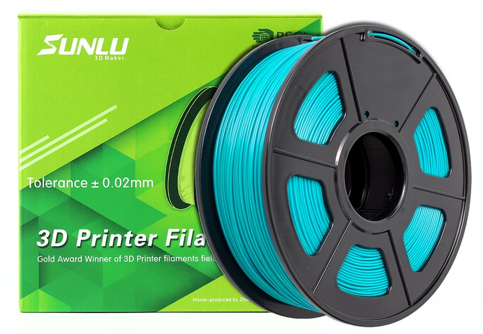 Sunlu - PLA (1.75mm, 1 Kg) - Cyan
