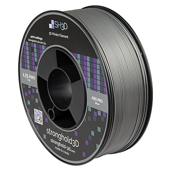 StrongHold ABS PRO filament (1.75mm - 1Kg) - Silver