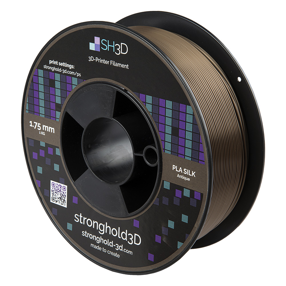 StrongHold PLA SILK filament (1.75mm, 1Kg) - Antik