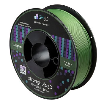 StrongHold PLA SILK filament (1.75mm, 1Kg) - Emerald