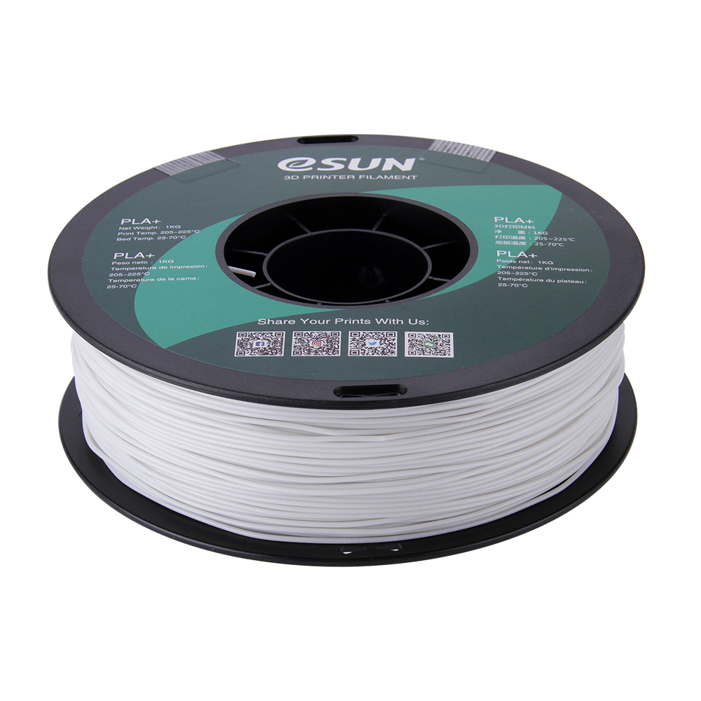 eSun PLA+ Filament (1.75mm, 1Kg) - Självlysande Blå - 2