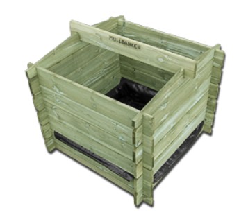 Mullbanken latrinkompost 2x500 Liter - 2