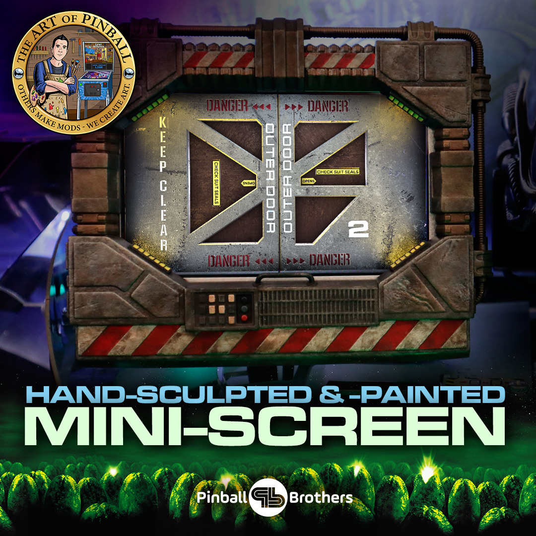 Hand-Sculpted & - Painted MINI-SCREEN 