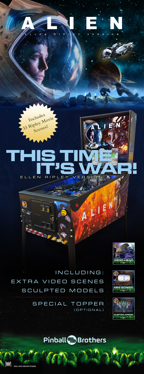Alien - Ellen Ripley Version - Pinball Brothers - Pinball Shop