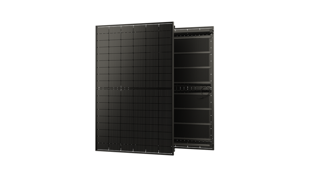 DualSun 425W SPRING-4, Hybridpanel med kylflänsar, Svart, Glas-glas