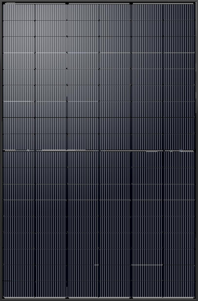 Denim 440W, Svarttransparent, Glasglas, 35 års garanti! Bifacial. 2+2mm glas