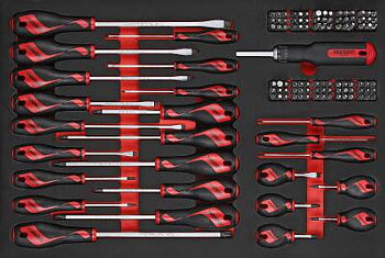 122 delars Skruvmejsel/bits sats Teng Tools TTEMD122N, SKRUVMEJSELSATS EVA 122 DELAR