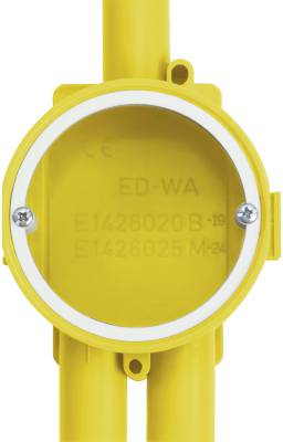 Apparatdosa Malmbergs, APPARATDOSA MALMBERGS STUDS GUL 26MM