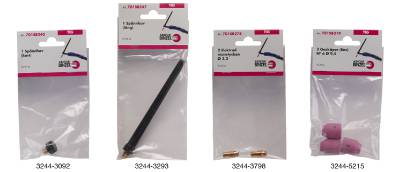 Förslitningsdelar för TIG slangpaket SRT 9, 20, ELEKTRODMUNSTYCKE 1,6MM (2)