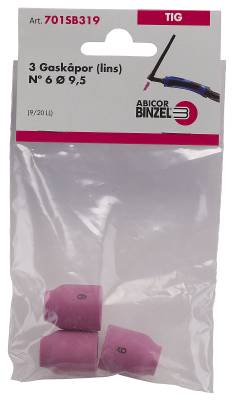 Förslitningsdelar för TIG slangpaket SRT 9, 20, GASKÅPA/LINS 9/20 LL NR 6 (3) - 5