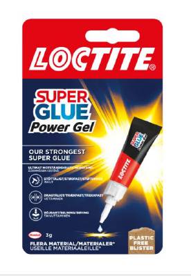 Snabblim Loctite Superlim Power Gel, LIM SUPER GLUE POWER GEL LOCTITE TUB 3GR - 2