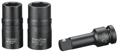 Hjulmutterhylssats Teng Tools 9203N1, HJULMUTTERHYLSSATS VÄNDBARA 3 DELAR