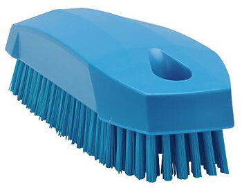 Nagelborste Vikan HACCP, NAGELBORSTE VIKAN BLÅ 40X115X130 MM