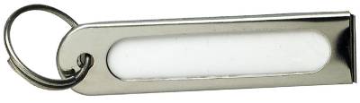 Nyckelbricka rostfri MILLERS, NYCKELBRICKA MILLERS ROSTFRITT STÅL 55MM 20ST