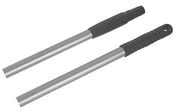 Borstskaft med gänga, BORSTSKAFT VIKAN ALUMINIUM GÄNGAT (HQ) VIT HANDTAG 1500MM