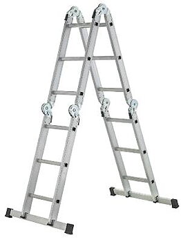 Ledad kombinationsstege Flexi Basic W.steps Ladders Home, KOMBISTEGE LEDAD FLEXI BASIC W.STEPS 3,3M