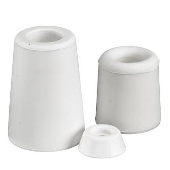 Dörrstopp gummi vit MILLERS, DÖRRSTOPP MILLERS GUMMI VIT 65X37MM 10ST