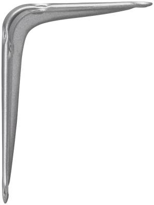 Hyllkonsol silvergrå MILLERS, KONSOL MILLERS PLÅT SILVERGRÅ 75X100MM
